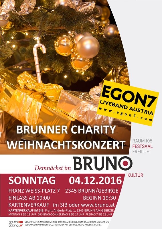 Brunner Charity Weihnachtskonzert mit Egon7