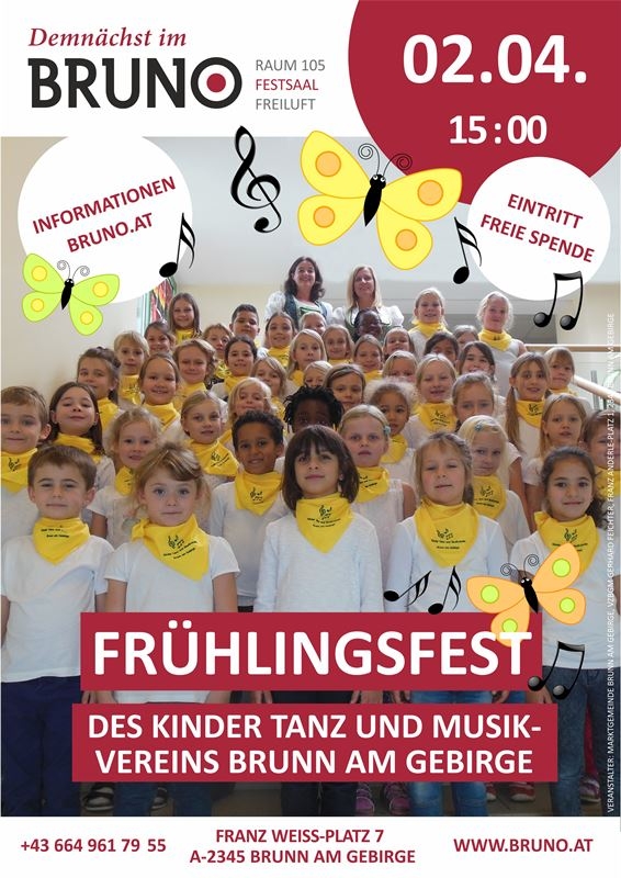 Frühlingsfest des Kinder Tanz und Musikvereins Brunn am Gebirge