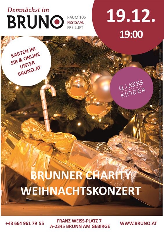Brunner Charity Weihnachtskonzert mit GLUECKSKINDER