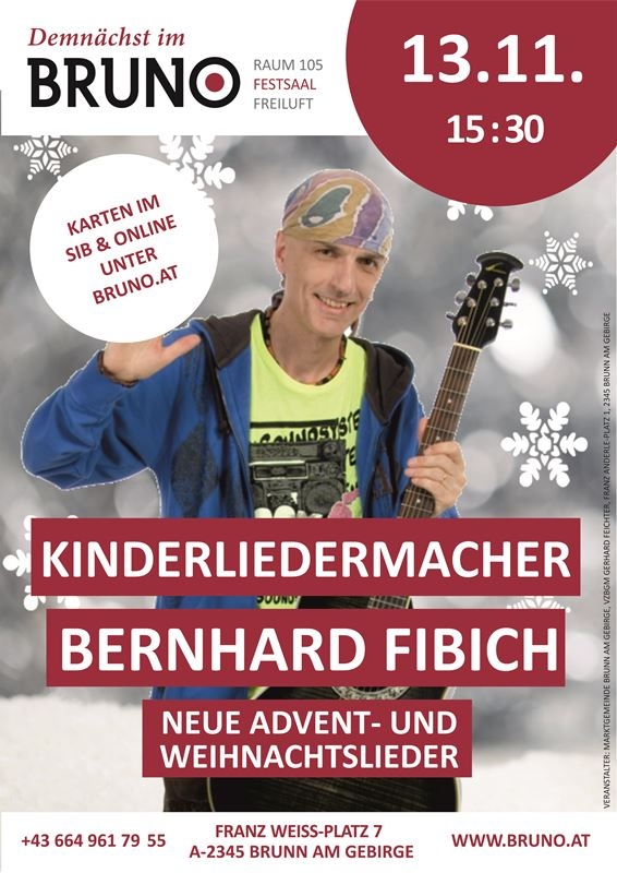 Bernhard Fibich - Neue Advent- und Weihnachtslieder