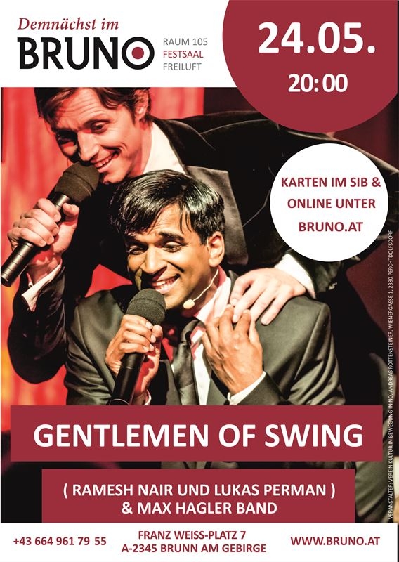 Gentlemen of Swing Ramesh Nair und Lukas Perman & Max Hagler Band