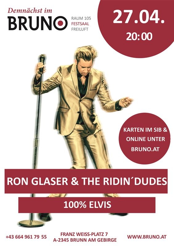 RON GLASER & THE RIDIN' DUDES - 100% ELVIS