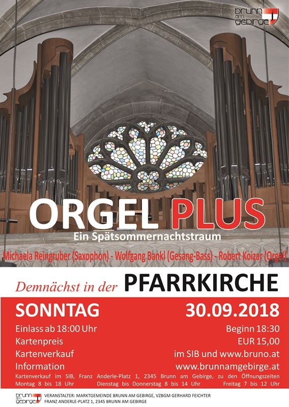 Orgel plus - Ein Spätsommernachtstraum