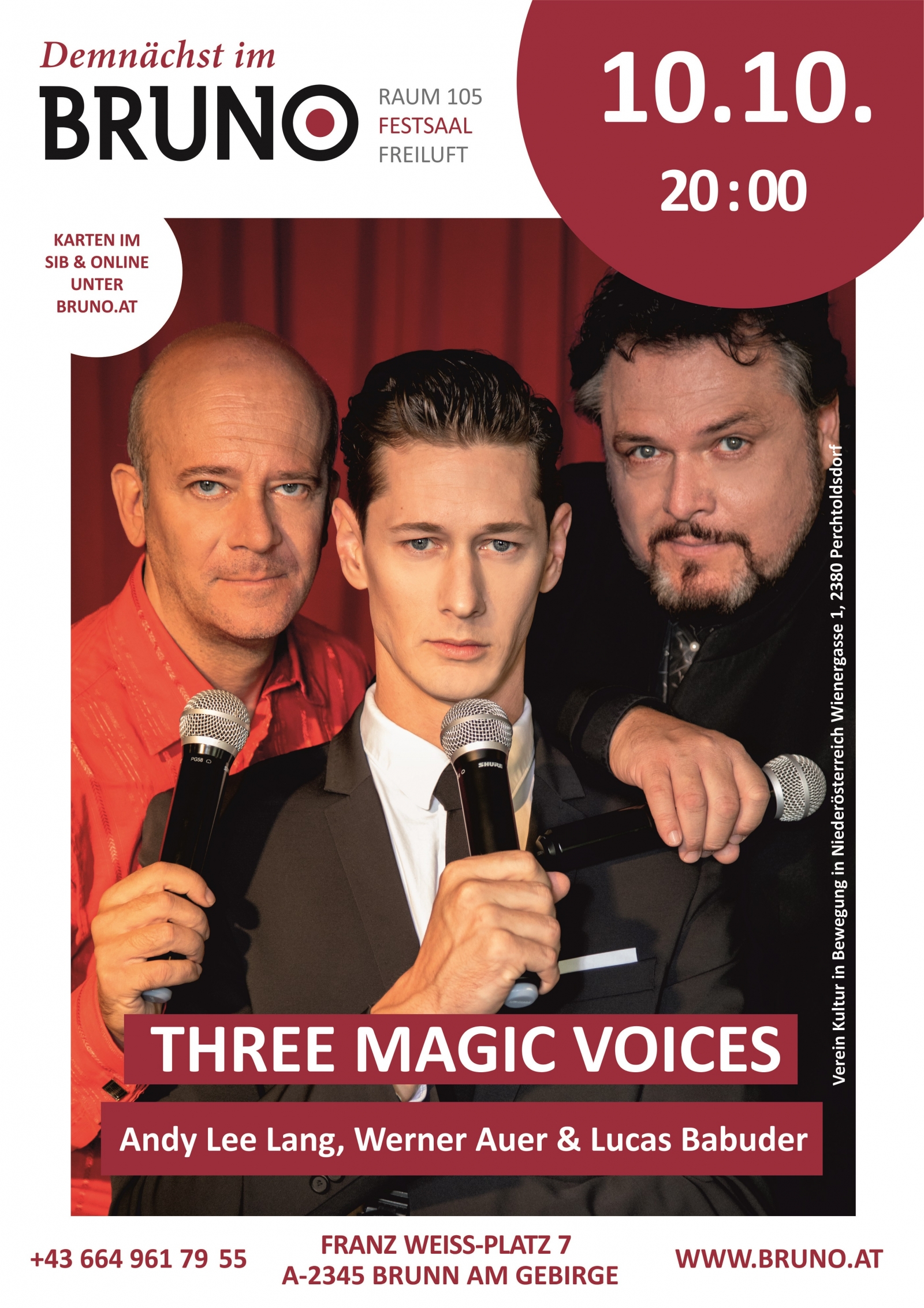 Three Magic Voices - Andy Lee Lang, Werner Auer & Lucas Babuder