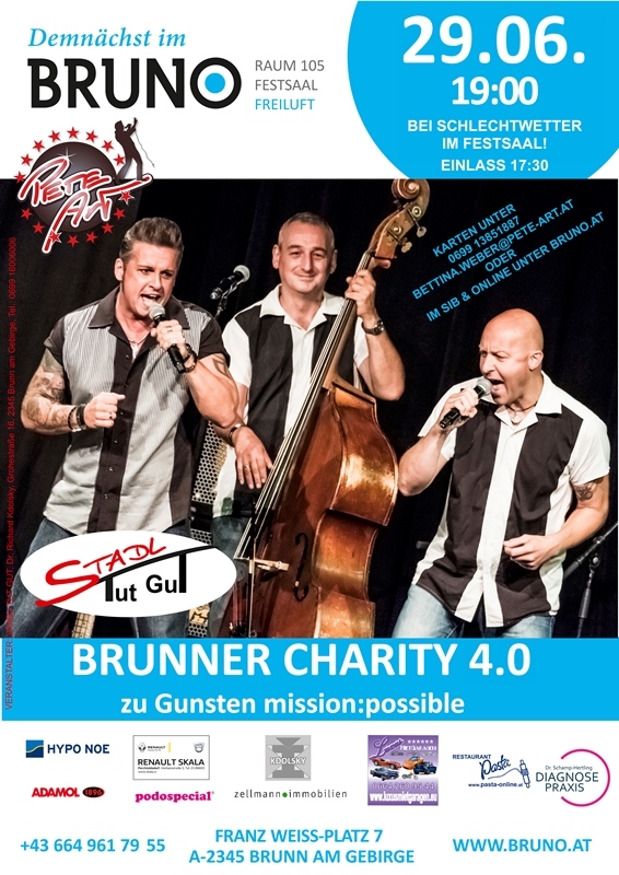 Brunner Charity 4.0 - Pete Art & the Rock'n'Roll Junkies