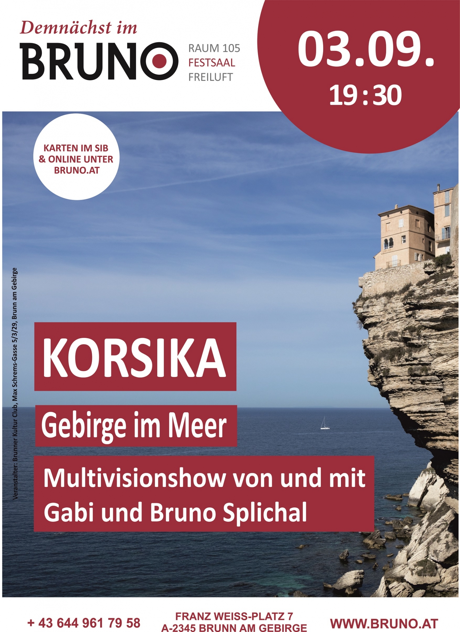 KORSIKA – Gebirge im Meer / Multivisionshow von und mit Gabi und Bruno Splichal