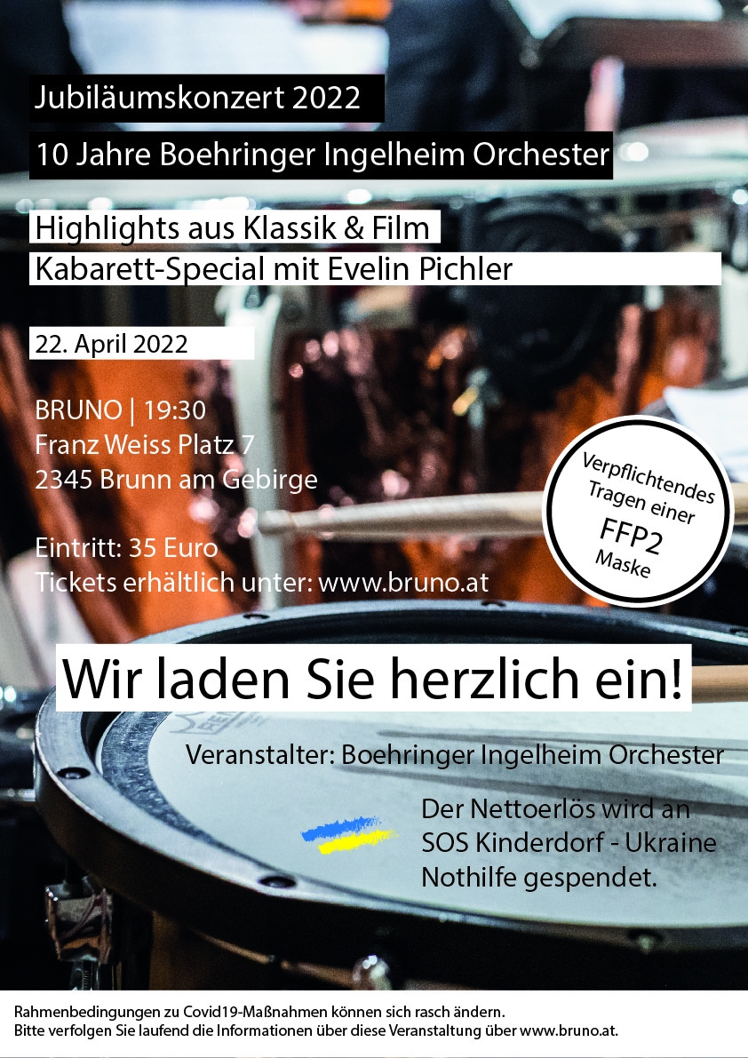 Jubiläumskonzert 2021 - 10 Jahre Boehringer Ingelheim Orchester