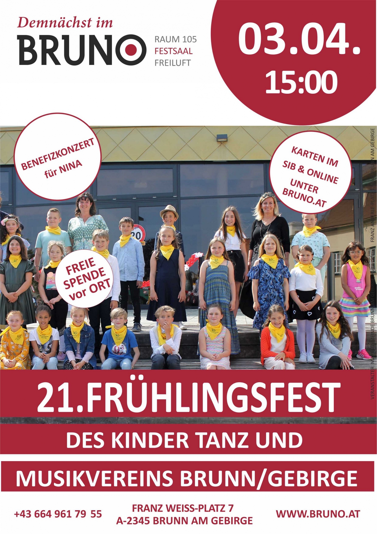 Frühlingsfest des Kinder Tanz und Musikvereins Brunn am Gebirge