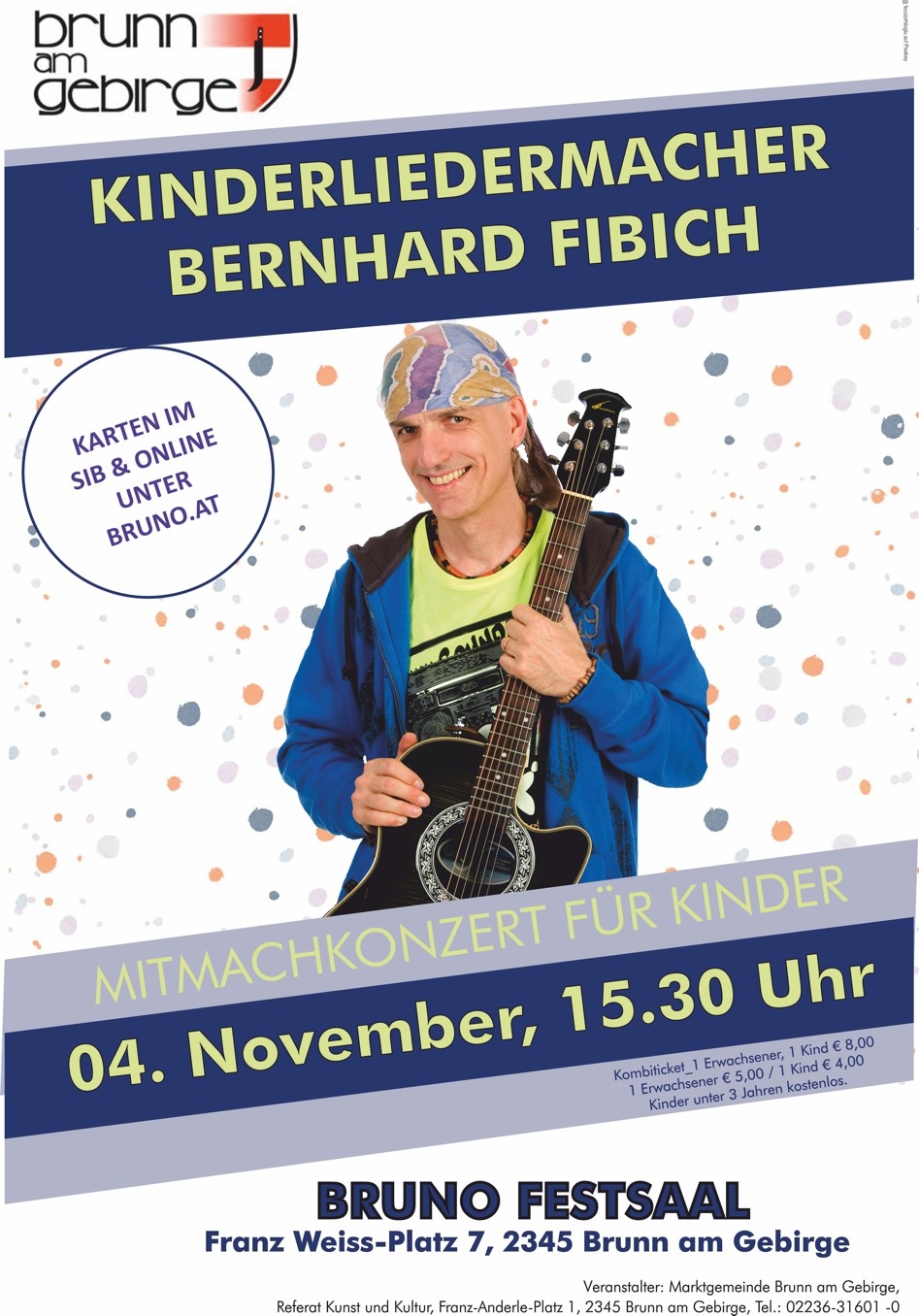 Bernhard Fibich – „Mitmachkonzert für Kinder