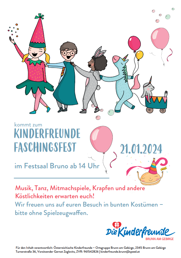 Kinderfreunde Faschingsfest